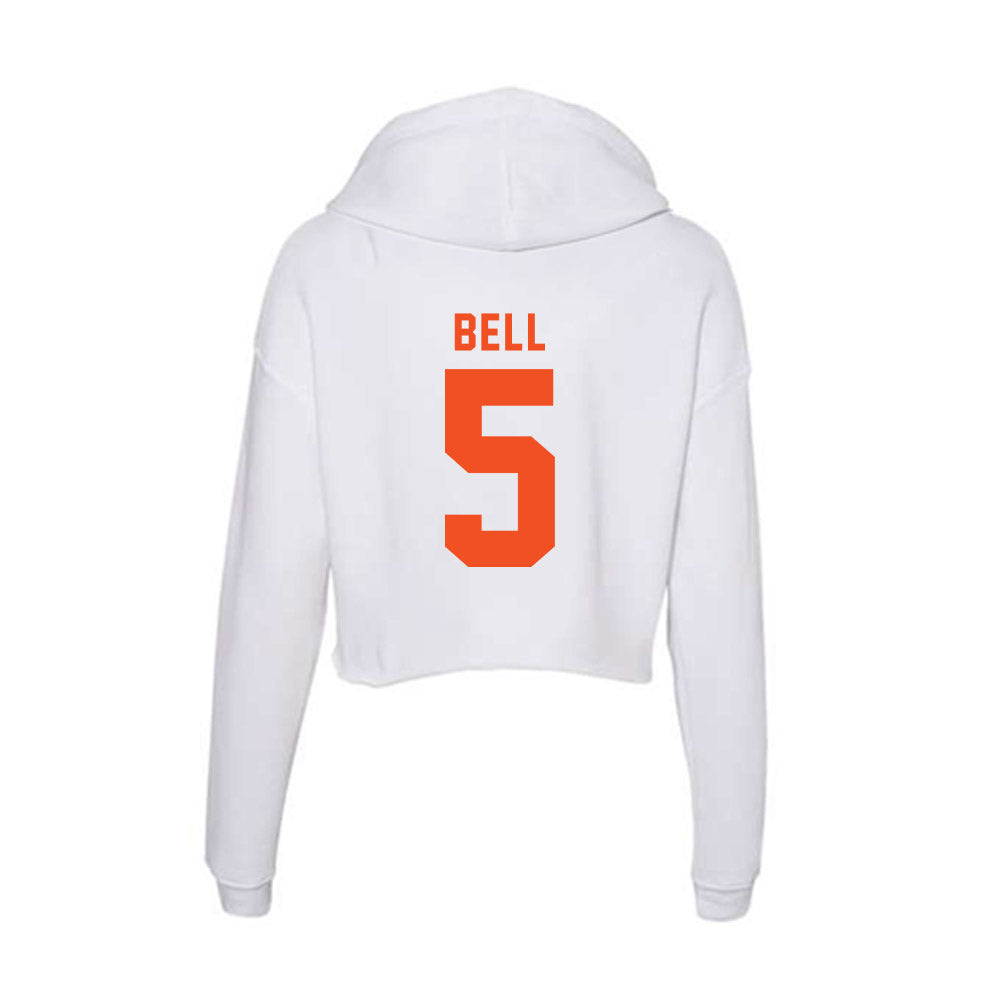 UTRGV - NCAA Men's Basketball : Caden Bell - Women's Crop Fleece Hoodie-1