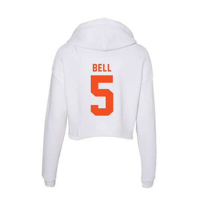 UTRGV - NCAA Men's Basketball : Caden Bell - Women's Crop Fleece Hoodie-1