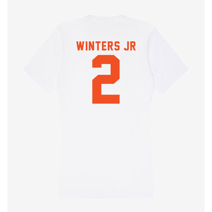 UTRGV - NCAA Men's Basketball : Demarris Winters Jr - Women's V-Neck T-Shirt-1