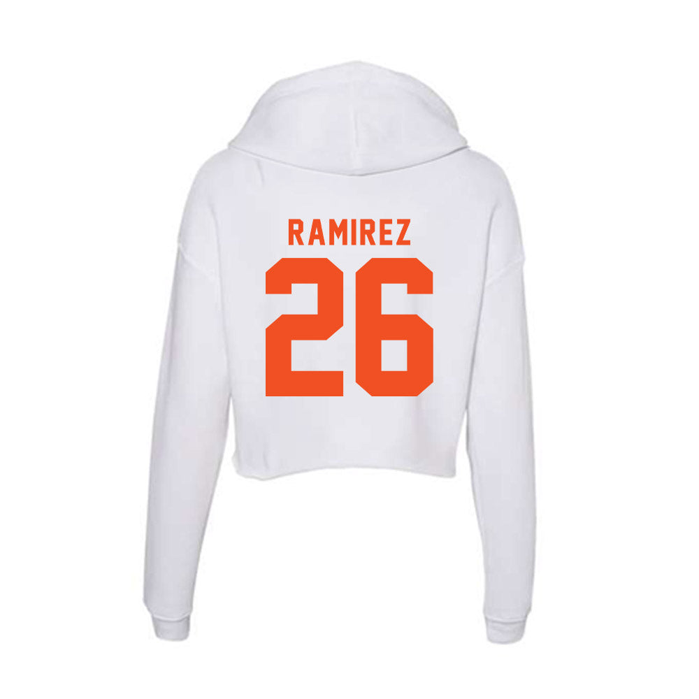 UTRGV - NCAA Baseball : Julius Ramirez - Women's Crop Fleece Hoodie-1