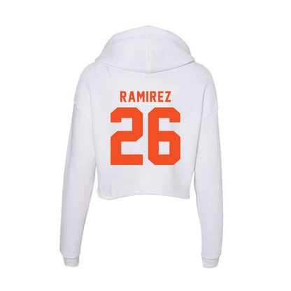 UTRGV - NCAA Baseball : Julius Ramirez - Women's Crop Fleece Hoodie-1