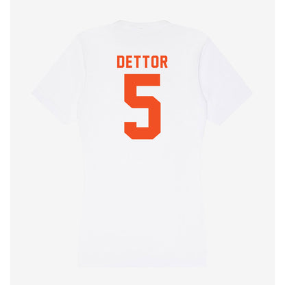 UTRGV - NCAA Women's Basketball : Chazlyn Dettor - Women's V-Neck T-Shirt-1