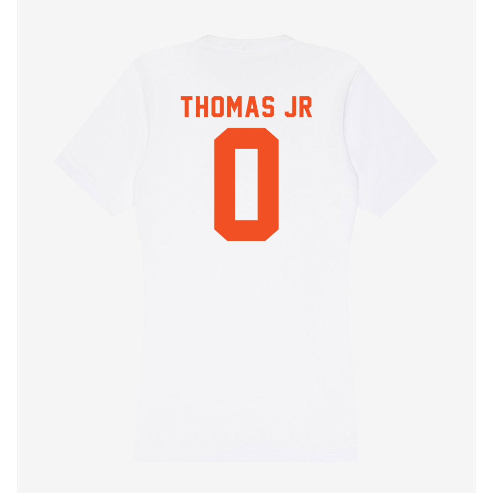 UTRGV - NCAA Football : Clint Thomas Jr - Women's V-Neck T-Shirt-1
