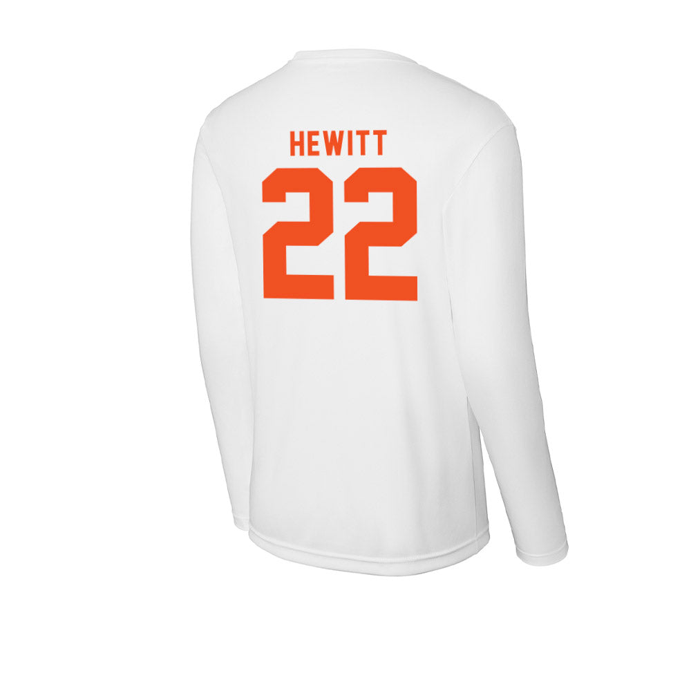 UTRGV - NCAA Football : Carter Hewitt - Activewear Long Sleeve T-Shirt-1