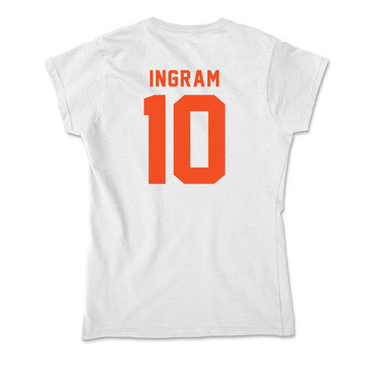UTRGV - NCAA Women's Basketball : Jalatah Ingram - Soft Style Women’s T-Shirt-1