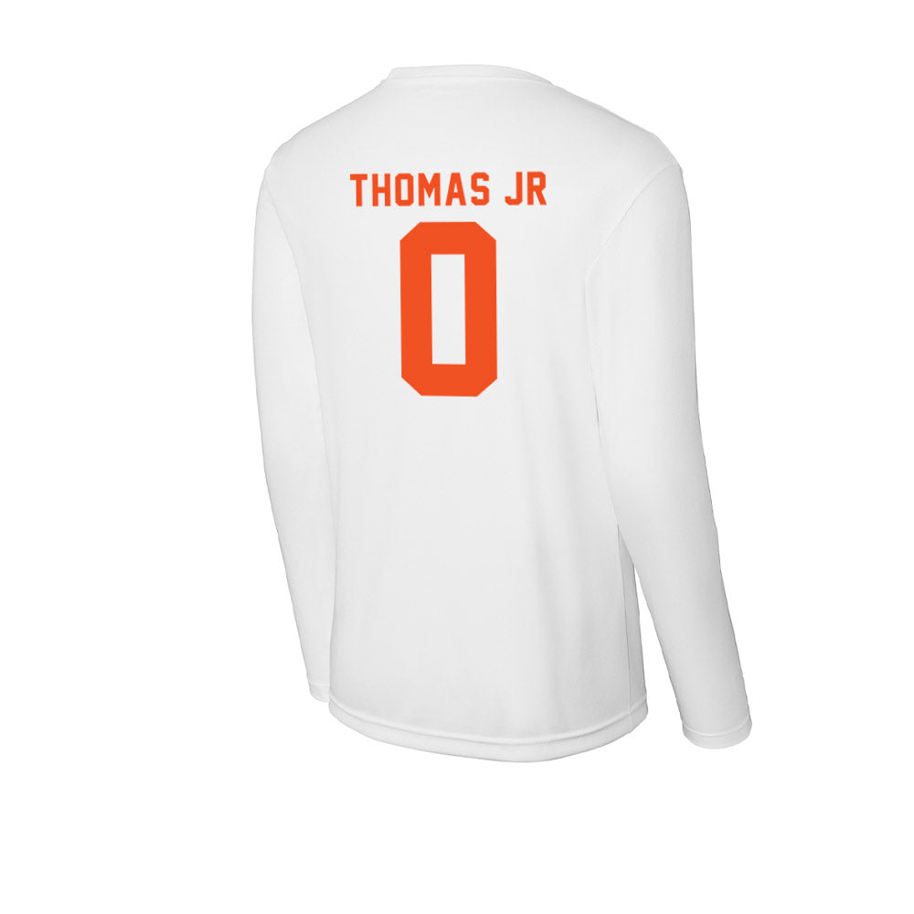 UTRGV - NCAA Football : Clint Thomas Jr - Activewear Long Sleeve T-Shirt-1