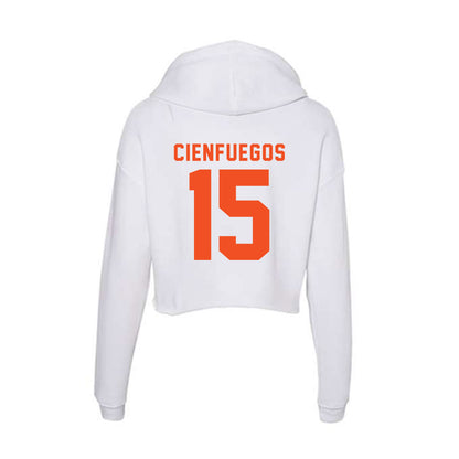 UTRGV - NCAA Baseball : Kike Cienfuegos - Women's Crop Fleece Hoodie-1
