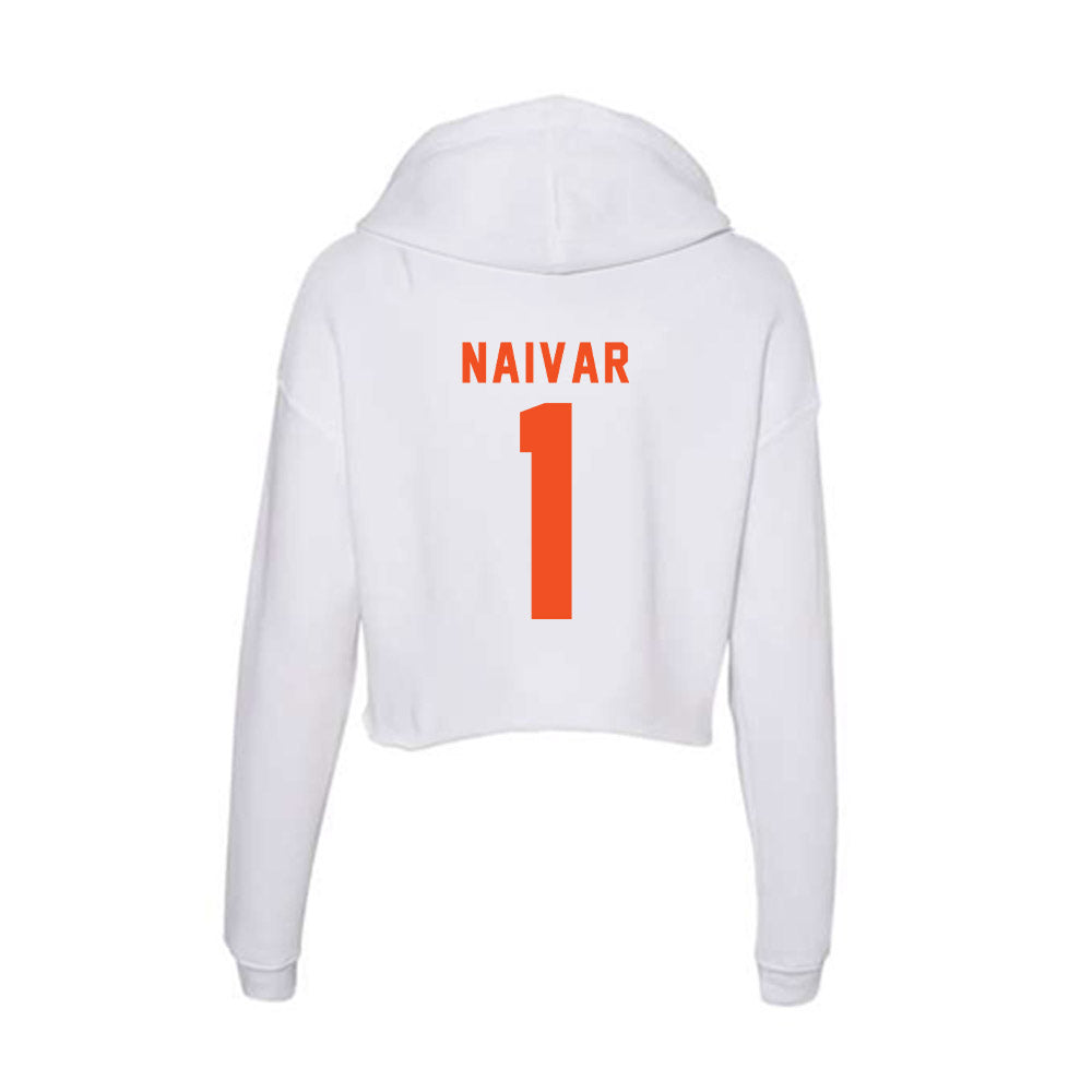 UTRGV - NCAA Football : Gunner Naivar - Women's Crop Fleece Hoodie-1
