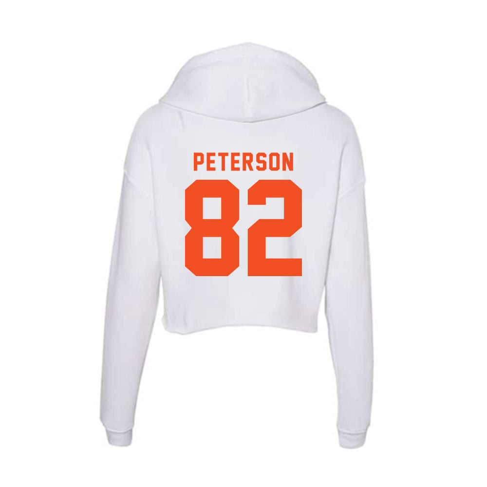 UTRGV - NCAA Football : Kaileb Peterson - Women's Crop Fleece Hoodie-1