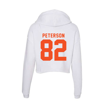 UTRGV - NCAA Football : Kaileb Peterson - Women's Crop Fleece Hoodie-1