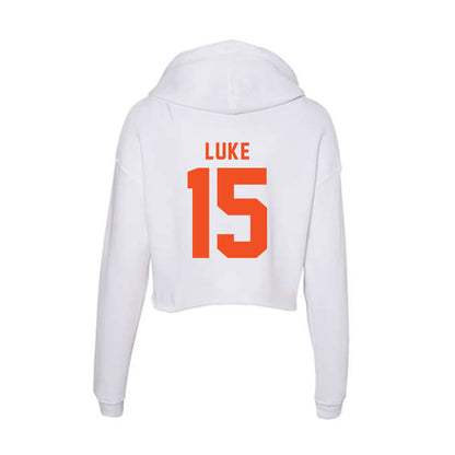 UTRGV - NCAA Football : Hunter Luke - Women's Crop Fleece Hoodie-1
