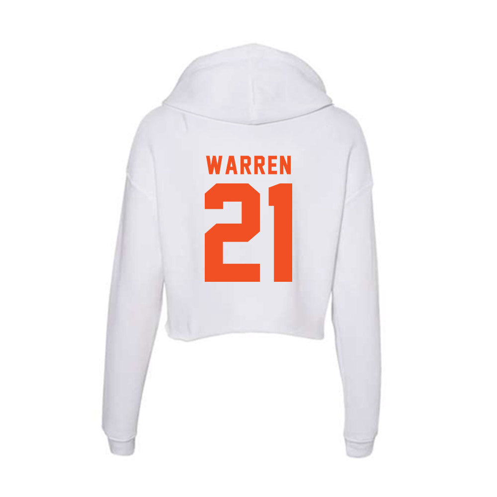 UTRGV - NCAA Baseball : Hank Warren - Women's Crop Fleece Hoodie-1