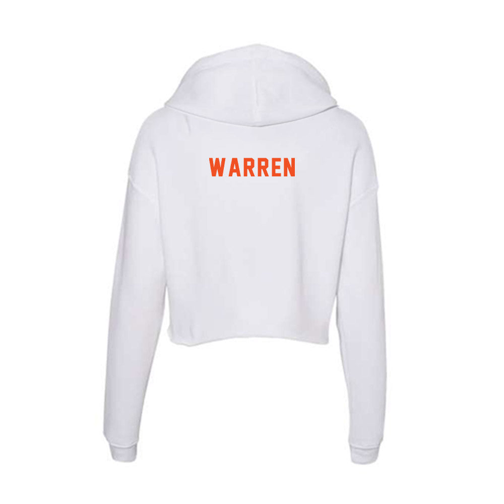UTRGV - NCAA Men's Track & Field : Antwoine Warren - Women's Crop Fleece Hoodie-1