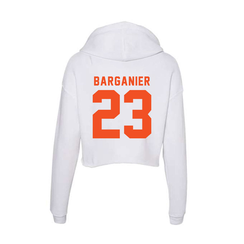 UTRGV - NCAA Men's Basketball : Isaiah Barganier - Women's Crop Fleece Hoodie-1