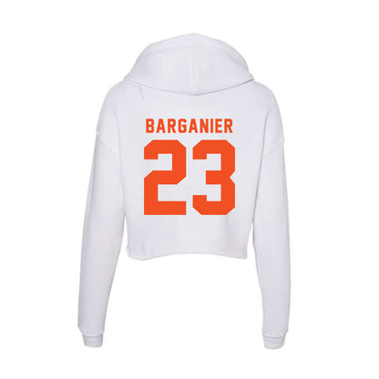 UTRGV - NCAA Men's Basketball : Isaiah Barganier - Women's Crop Fleece Hoodie-1