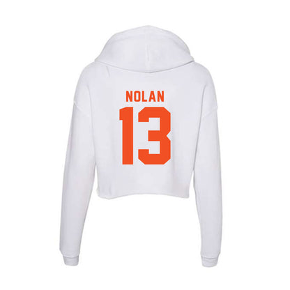 UTRGV - NCAA Baseball : Nick Nolan - Women's Crop Fleece Hoodie-1