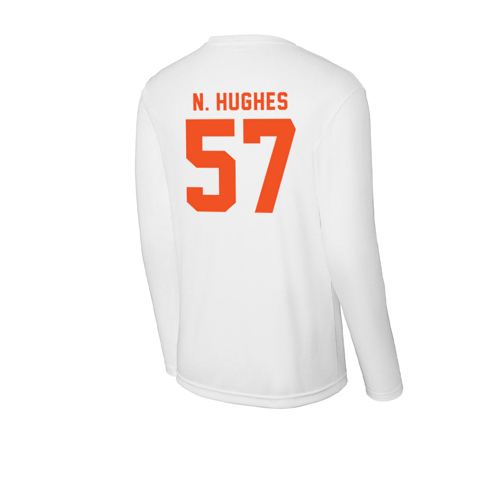 UTRGV - NCAA Football : Nick Hughes - Activewear Long Sleeve T-Shirt-1