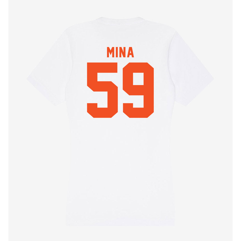 UTRGV - NCAA Football : TK Mina - Women's V-Neck T-Shirt-1