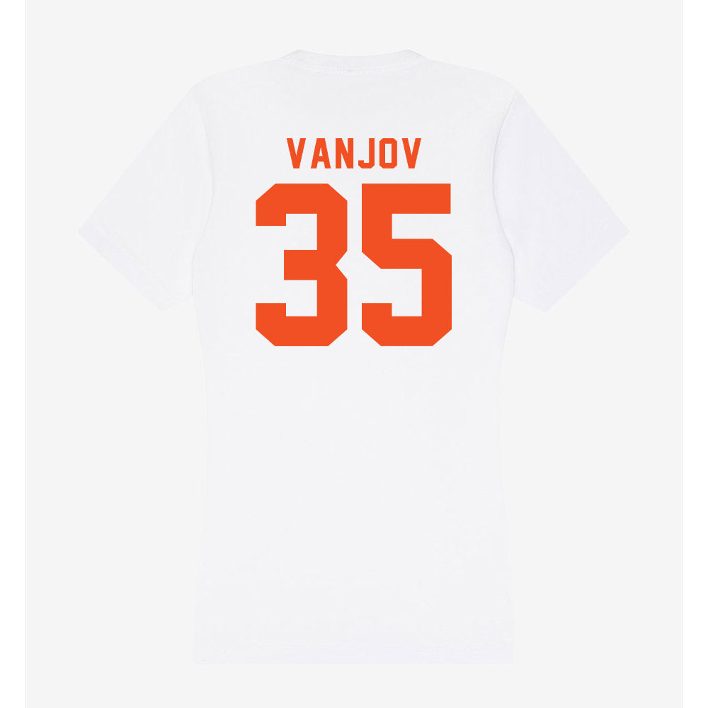 UTRGV - NCAA Men's Basketball : Mustafo Vanjov - Women's V-Neck T-Shirt-1