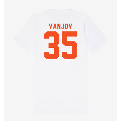 UTRGV - NCAA Men's Basketball : Mustafo Vanjov - Women's V-Neck T-Shirt-1