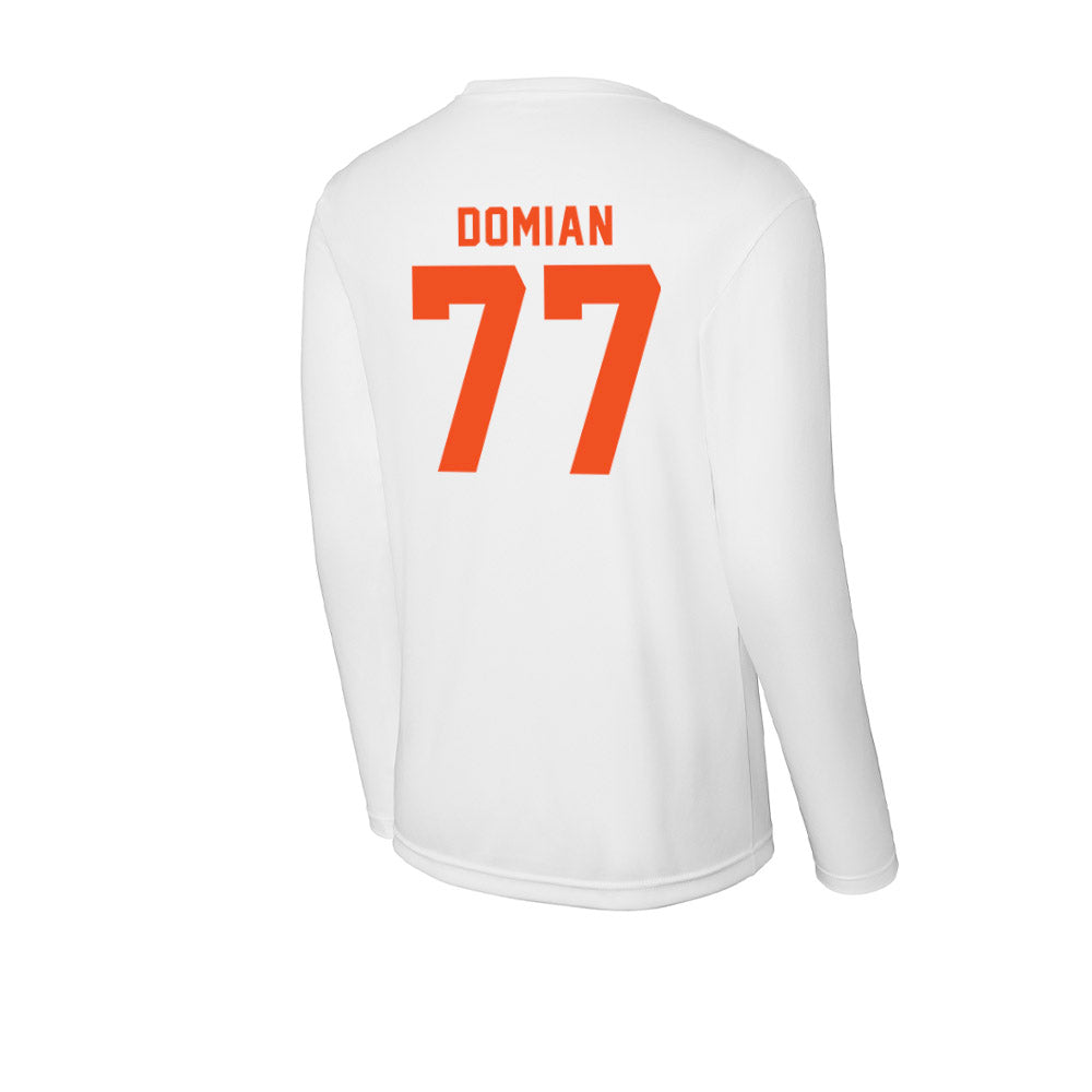 UTRGV - NCAA Football : Thomas Domian - Activewear Long Sleeve T-Shirt-1