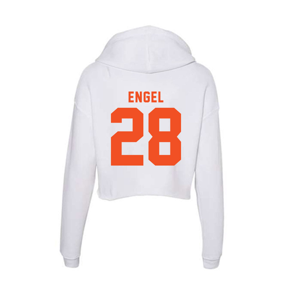 UTRGV - NCAA Baseball : Mason Engel - Women's Crop Fleece Hoodie-1