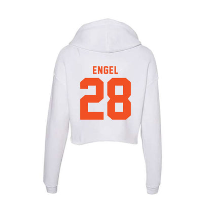 UTRGV - NCAA Baseball : Mason Engel - Women's Crop Fleece Hoodie-1