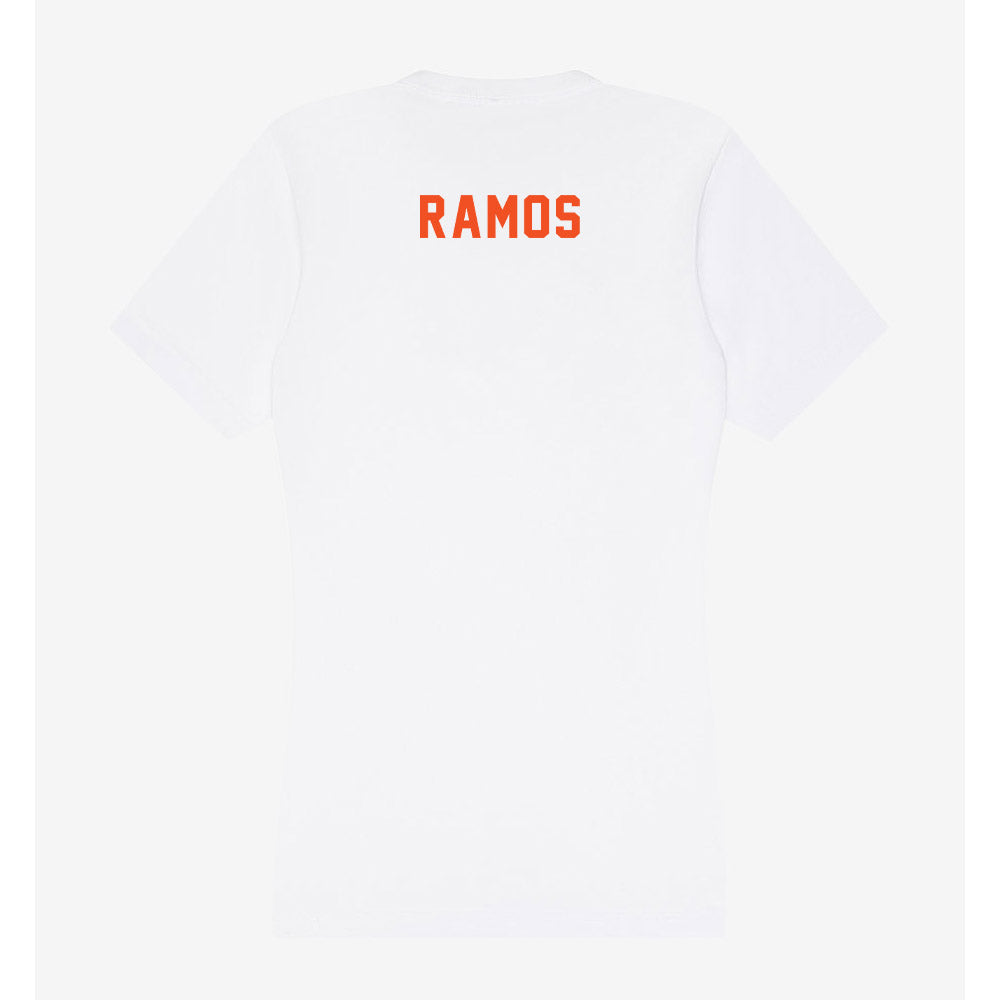 UTRGV - NCAA Women's Cross Country : Morgan Ramos - Women's V-Neck T-Shirt-1