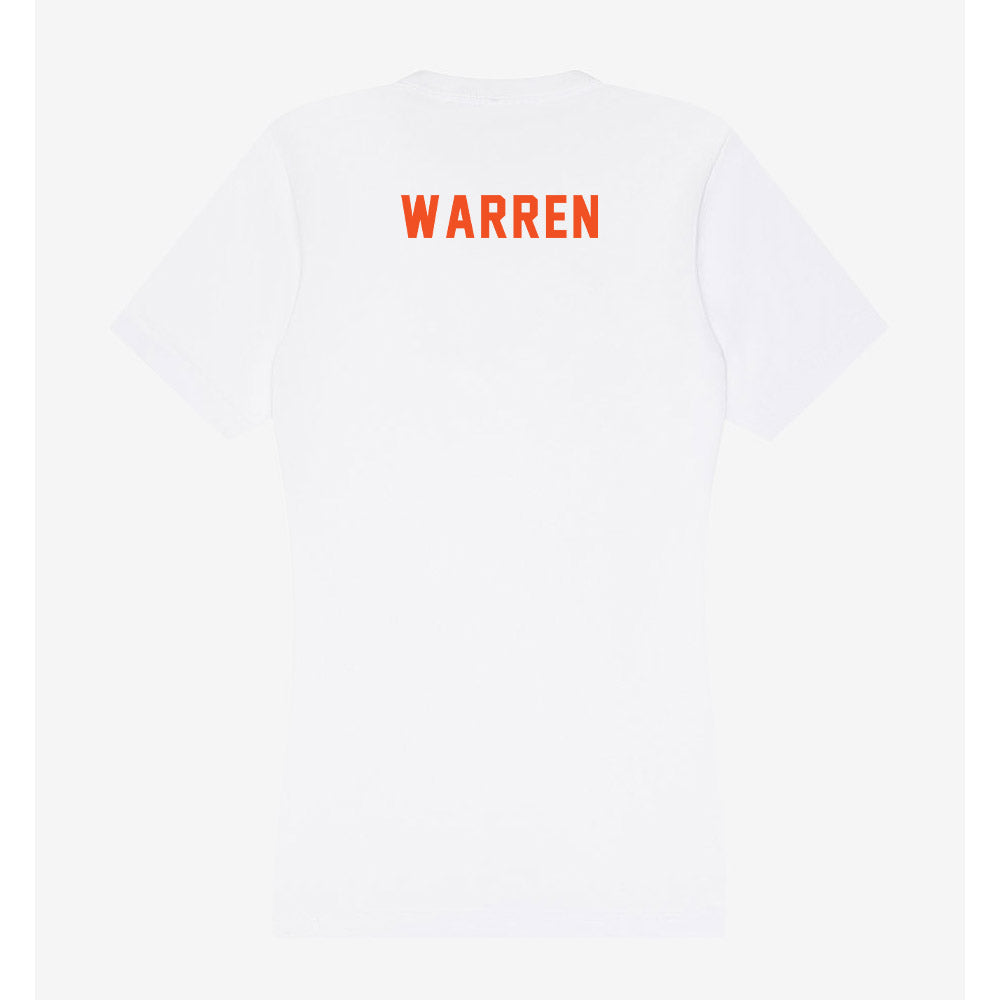 UTRGV - NCAA Men's Track & Field : Antwoine Warren - Women's V-Neck T-Shirt-1