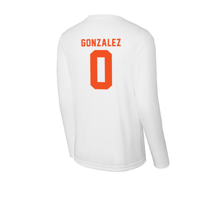 UTRGV - NCAA Baseball : Rudy Gonzalez - Activewear Long Sleeve T-Shirt-1