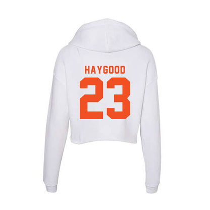 UTRGV - NCAA Football : Jaiden Haygood - Women's Crop Fleece Hoodie-1
