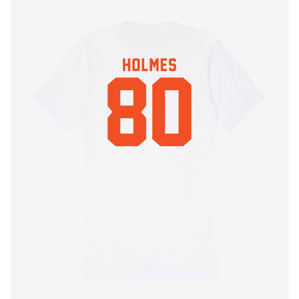 UTRGV - NCAA Football : Corey Holmes - Women's V-Neck T-Shirt-1