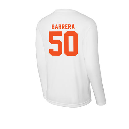 UTRGV - NCAA Baseball : Daren Barrera - Activewear Long Sleeve T-Shirt-1