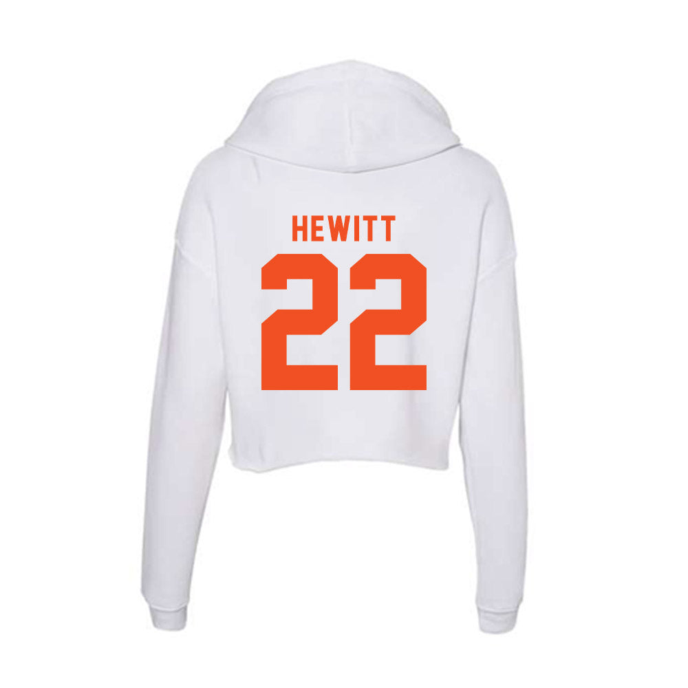 UTRGV - NCAA Football : Carter Hewitt - Women's Crop Fleece Hoodie-1