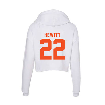 UTRGV - NCAA Football : Carter Hewitt - Women's Crop Fleece Hoodie-1