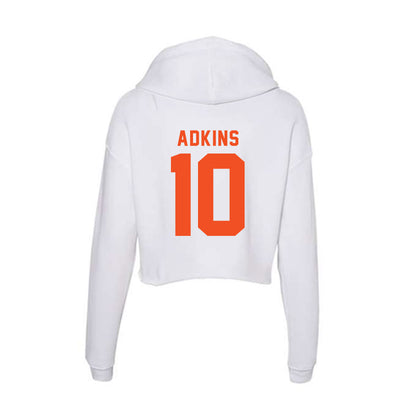 UTRGV - NCAA Football : Jaden Adkins - Women's Crop Fleece Hoodie-1