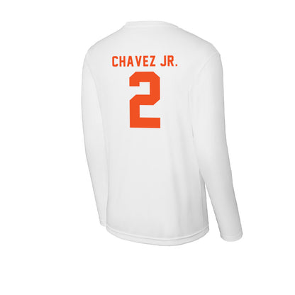 UTRGV - NCAA Football : Atzel Chavez Jr. - Activewear Long Sleeve T-Shirt-1