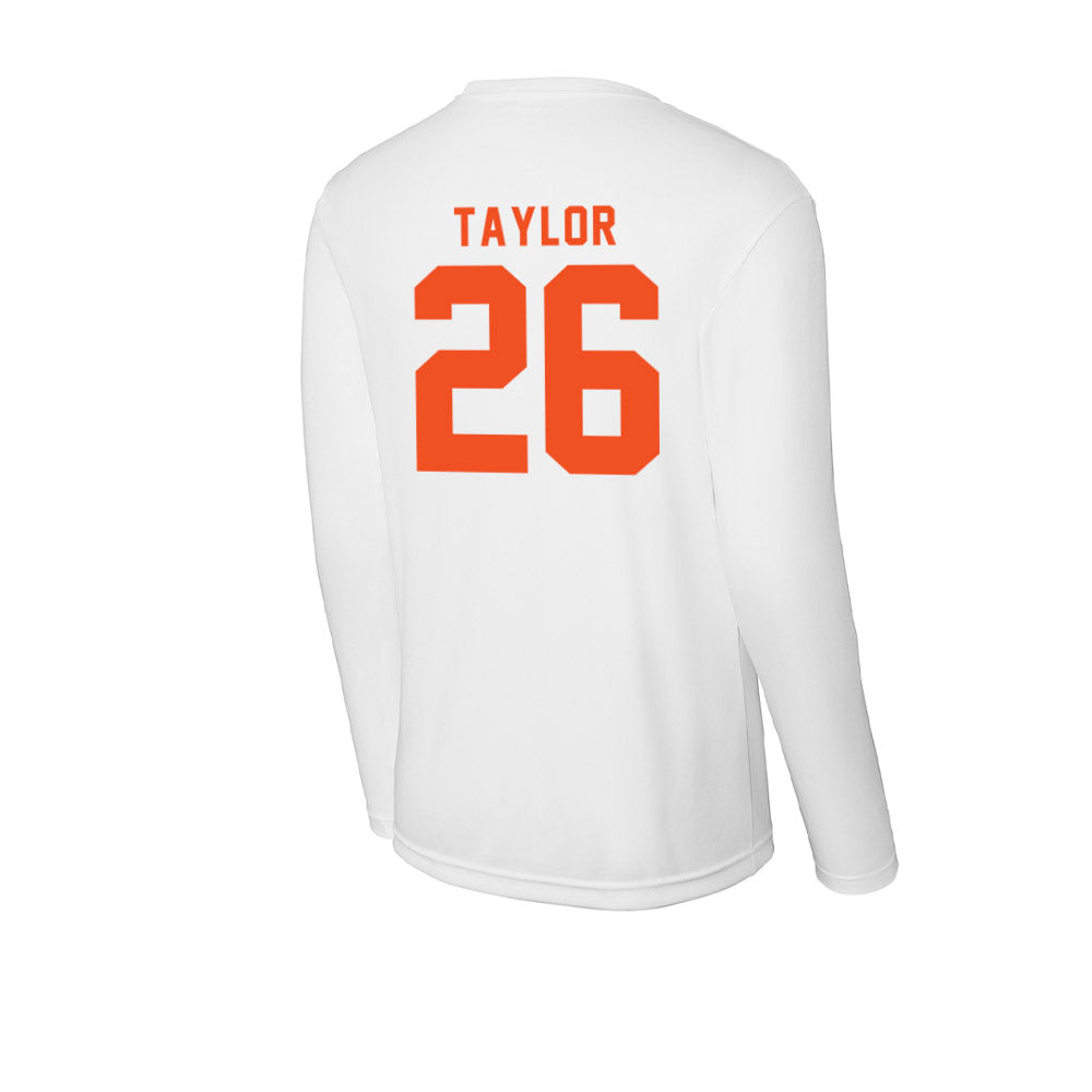 UTRGV - NCAA Football : Broderick Taylor - Activewear Long Sleeve T-Shirt-1