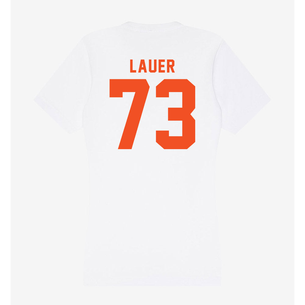 UTRGV - NCAA Football : Gannon Lauer - Women's V-Neck T-Shirt-1