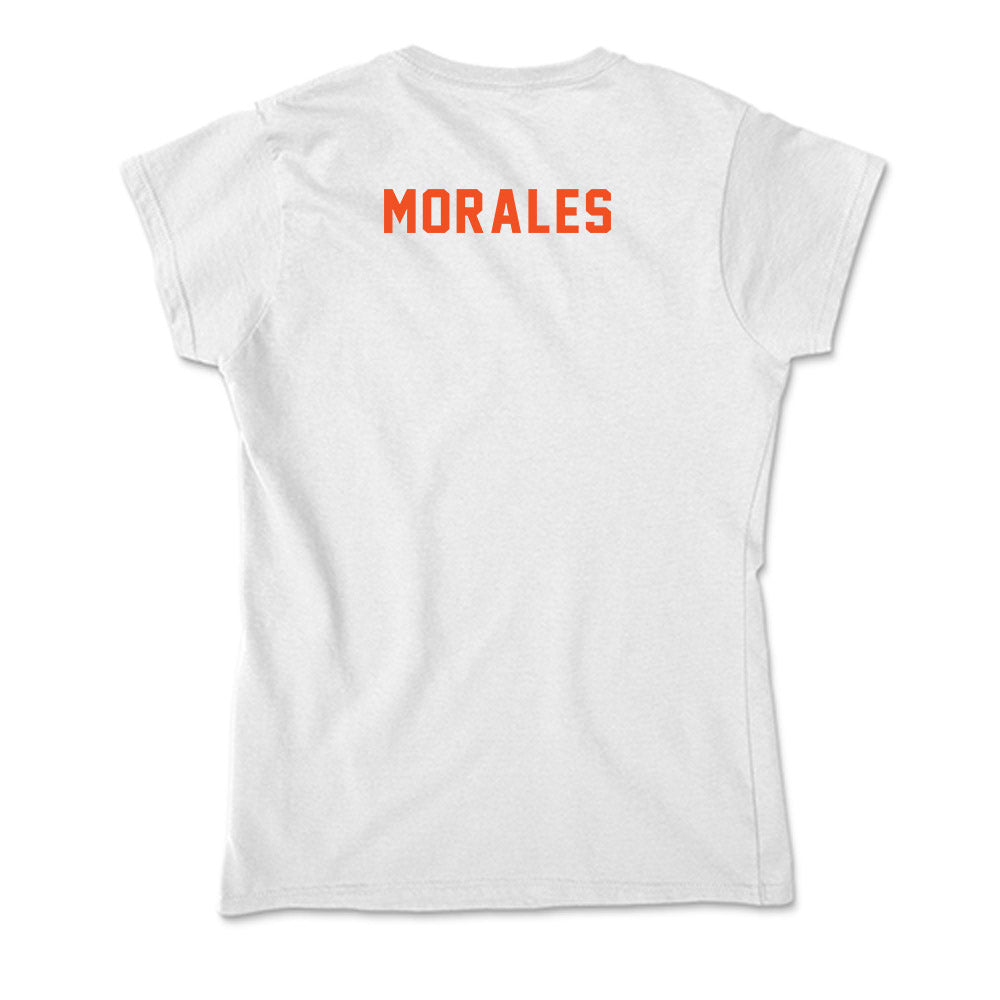 UTRGV - NCAA Men's Cross Country : Abraham Morales - Soft Style Women’s T-Shirt-1