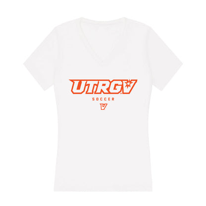 UTRGV - NCAA Women's Soccer : Veronica Pacione - Women's V-Neck T-Shirt-0