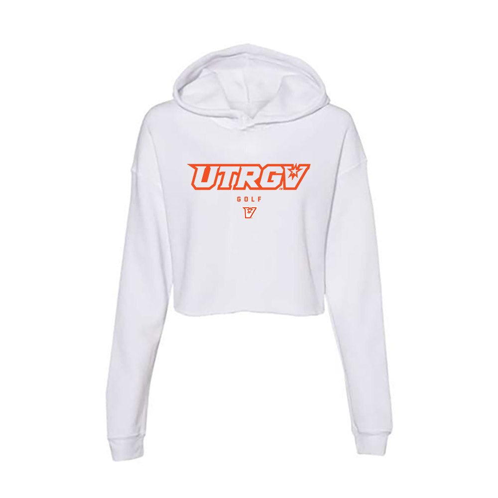 UTRGV - NCAA Women's Golf : Zoe Hobbs - Women's Crop Fleece Hoodie-0