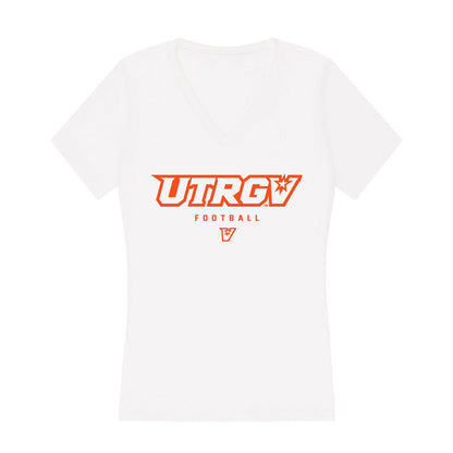 UTRGV - NCAA Football : Jaden Griffin - Women's V-Neck T-Shirt-0