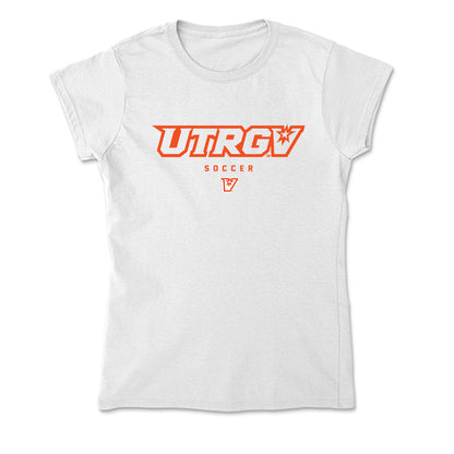 UTRGV - NCAA Men's Soccer : Emmanuel Gore Bi - Soft Style Women’s T-Shirt-0