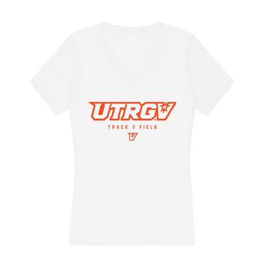 UTRGV - NCAA Women's Track & Field : Aniya Heckstall - Women's V-Neck T-Shirt-0