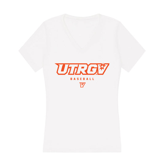 UTRGV - NCAA Baseball : Ian Velasquez - Women's V-Neck T-Shirt-0