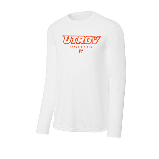 UTRGV - NCAA Women's Track & Field : Trina Hubert - Activewear Long Sleeve T-Shirt-0