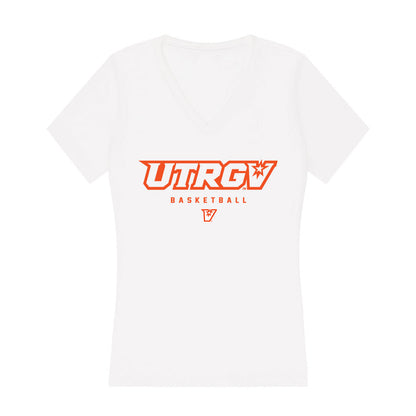UTRGV - NCAA Women's Basketball : Janette Aarnio - Women's V-Neck T-Shirt-0