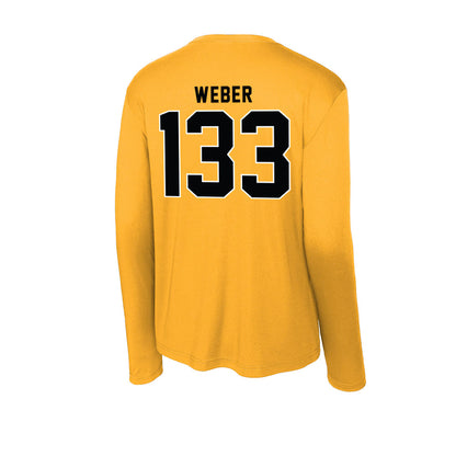 App State - NCAA Wrestling : Dalton Weber - Activewear Long Sleeve T-Shirt-1