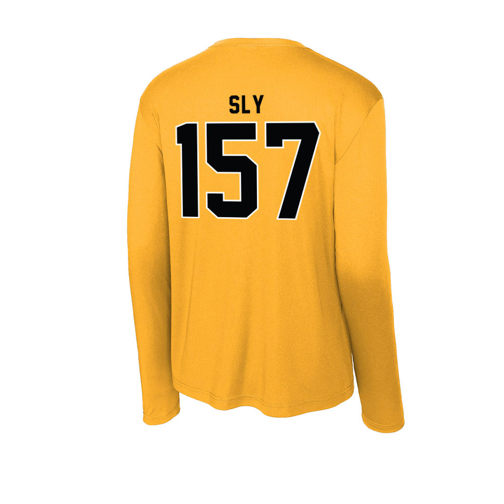 App State - NCAA Wrestling : Bentley Sly - Activewear Long Sleeve T-Shirt-1